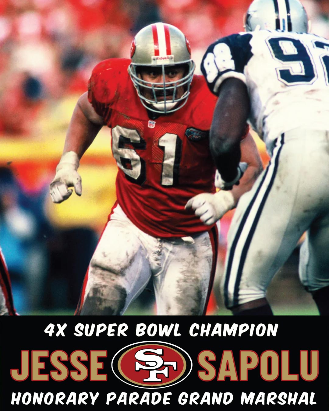 2025 parade grand marshall Jesse Sapolu
