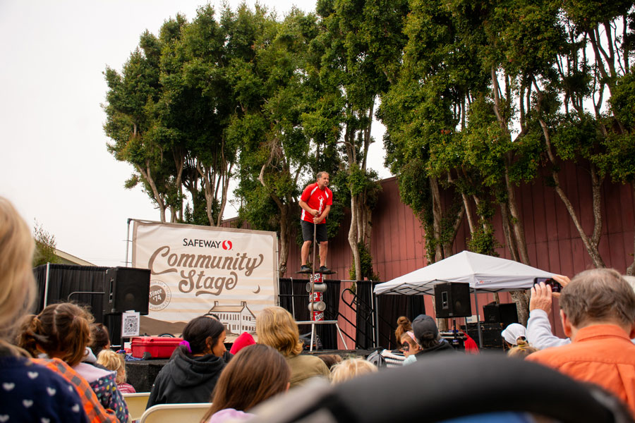 Community Stage + Schedule