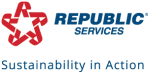Logo Republic Services With Tagline